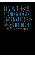 14 von 9 Menschen sind mit Mathe überfordert