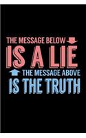 The Message Below Is A Lie
