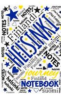 Helsinki Notebook: Finland Journey Notes Travel Journal Reisetagebuch Notizbuch unliniert