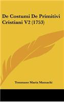 de Costumi de Primitivi Cristiani V2 (1753)