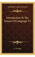 Introduction to the Science of Language V2
