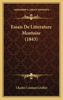 Essais de Litterature Montoise (1843)