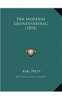 Der Moderne Gesindevertrag (1892)