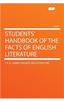 Students' Handbook of the Facts of English Literature