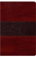 RVR 1960 Biblia del Pescador, caoba simil piel de lujo