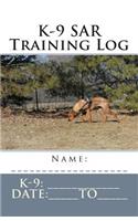 K-9 SAR Training Log