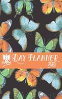 High Folio 2020 Planner - Grumpy Bulldog Design Works - Water Color Butterflies