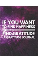 If you want to Find happiness, find Gratitude