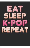 Notebook: K-Pop 6x9 Dot Grid 120 Pages