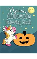 Unicorn Halloween Coloring Book