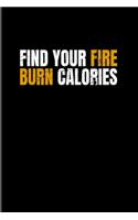 Find Your Fire And Burn Calories: Calorie Burning 2020 Planner - Weekly & Monthly Pocket Calendar - 6x9 Softcover Organizer - For In Diets & Bodybuilding Fans