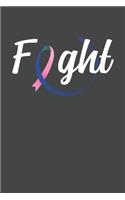 Fight: Thyroid Cancer Awareness gift for cancer patience in the hopital Chemo Cancer Fighter Warrior