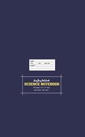 Science Notebook - AmyTmy Notebook - One Blank and One lined - 100 pages - 8.5 x 11 inch - Matte Cover