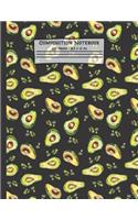 Avocados Composition Notebook