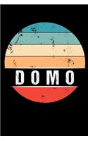 Domo: 100 Pages 6 'x 9' -Dot Graph Paper Journal Manuscript - Planner - Scratchbook - Diary