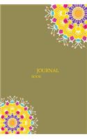Journal Book: 6 x 9, 100 Pages, Unique Mandala Designs for Cover, Journal, Blank book, Recipe, Planner to Write in Classic Ruled Notebook Diary for Men Women Writ