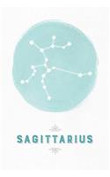 Sagittarius: Zodiac Lined Journal with Sun Sign Overview(9 Handpainted Astrology Notebooks)