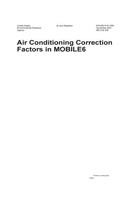 Air Conditioning Correction Factors in Mobile6