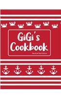 Gigi's Cookbook Nautical Red Edition