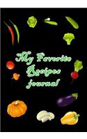 My Favorite Recipes Journal