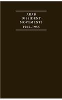 Arab Dissident Movements 1905-1955 4 Volume Hardback Set