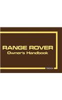 Range Rover 1983/85: (Official Handbooks)