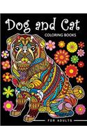 Dog and Cat Coloring Books for Adults