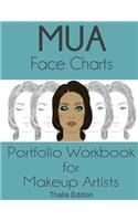 Makeup Artist Face Chart Workbook Thalia Edition