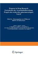 Progress in Drug Research / Fortschritte Der Arzneimittelforschung / Progrès Des Recherches Pharmaceutiques