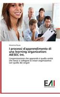 I processi d'apprendimento di una learning organization: AIESEC Int.