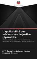 L'applicabilité des mécanismes de justice réparatrice