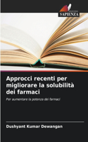 Approcci recenti per migliorare la solubilità dei farmaci