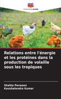 Relations entre l'énergie et les protéines dans la production de volaille sous les tropiques