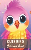 Cute Bird Coloring Book