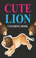 Cute Lion Coloring Book