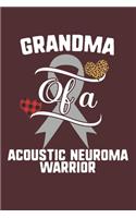 Grandma Of A Acoustic Neuroma Warrior: Acoustic Neuroma Awareness Leopard Buffalo Plaid Family Gift