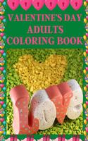 Valentine's Day Adults Coloring Book