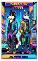 Cyberpunk Dogs coloring book