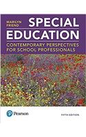 Special Education: Contemporary Perspectives for School Professionals (Whats New in Special Education)