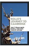 ROLLO'S JOURNEY TO CAMBRIDGE