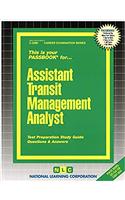 Assistant Transit Management Analyst: Passbooks Study Guide