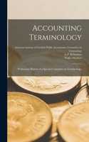Accounting Terminology [microform]; Preliminary Report of a Special Committee on Terminology;