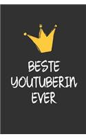 Beste Youtuberin: DIN A5 - 120 Seiten Punkteraster - Kalender - Notizbuch - Notizblock - Block - Terminkalender - Abschied - Geburtstag - Ruhestand - Abschiedsgeschen