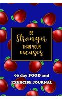90 Day Food and Exercise Journal
