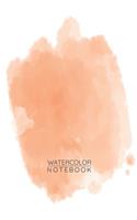 Orange Watercolor Notebook - Sketch Book for Drawing Painting Writing - Orange Watercolor Journal - Orange Watercolor Diary