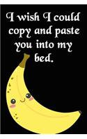 I Wish I Could Copy and Paste You Into My Bed