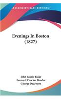 Evenings In Boston (1827)