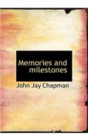 Memories and Milestones: (English)