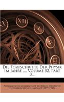 Die Fortschritte Der Physik Im Jahre ..., Volume 52, Part 3...