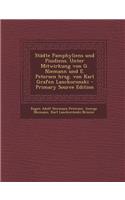 Stadte Pamphyliens Und Pisidiens. Unter Mitwirkung Von G. Niemann Und E. Petersen Hrsg. Von Karl Grafen Lanckoronski
